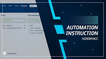 Automation Instruction in Antidetect Browser Hidemyacc - change browser fingerprint from 1 computer.