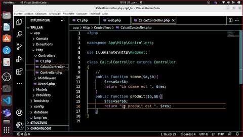 Laravel 10 : V16 Créer un controleur/Exercice