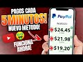 Esta App Paga $25 Cada 5 Minutos Por Ver YOUTUBE GRATIS | Ganar dinero por internet