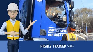 Animated health & safety induction video with a virtual presenter