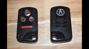 2005 - 2013 Acura RL Key Fob Battery change - EASY DIY