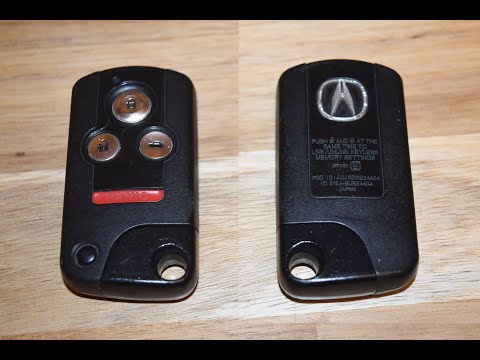 2005 - 2013 Acura RL Key Fob Battery change - EASY DIY