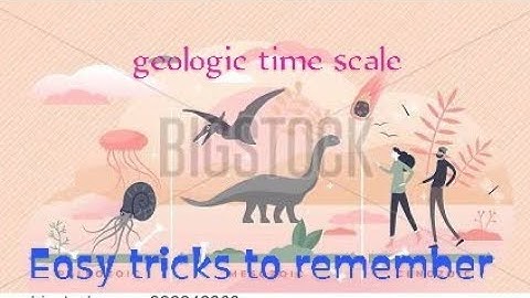 Geologic Time scale and mnemonics to remember it !