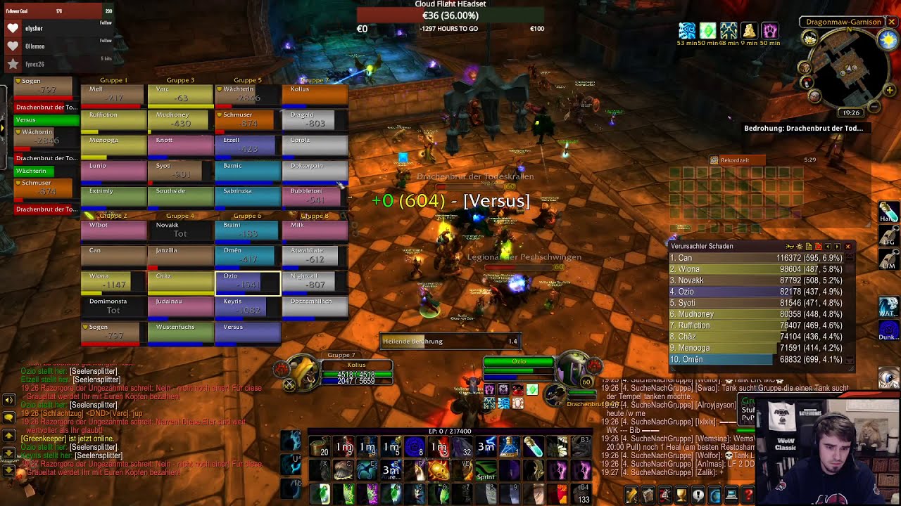 WoW Classic: BWL: RAZORGORE [Patchwerk Horde] - Eternal Lotus und ...