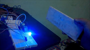 ultrasonic sensor with RGB led