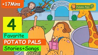 Full 4 stories and Song Potato pals | Đọc truyện song ngữ 🎵 [EngSub] Bé học song ngữ + Bài hát