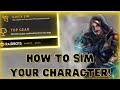 HOW TO SIM YOUR WOW CHARACTER FOR MYTHIC+ AND RAIDING! | 9.2.7