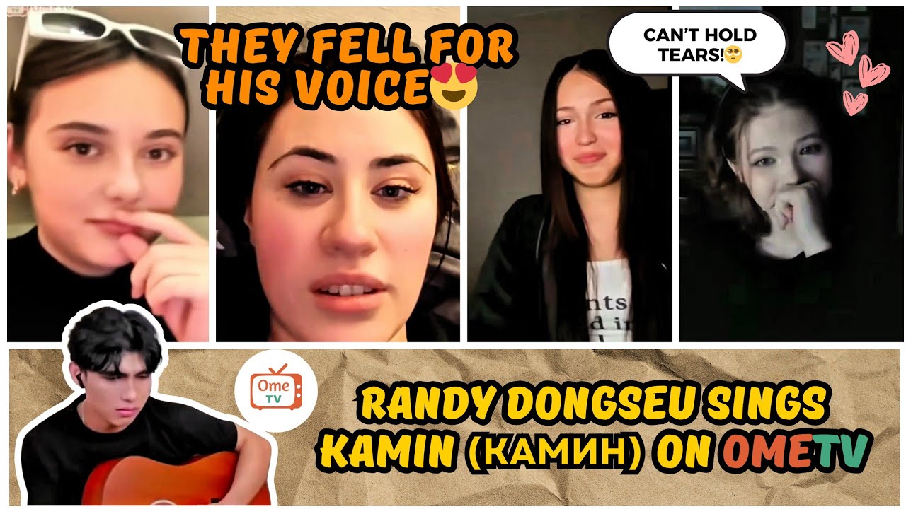 Gadis-gadis Rusia Cantik Memberikan Reaksi Terhadap Nyanyian Kamin (Камин) Randy Dongseu di OmeTV