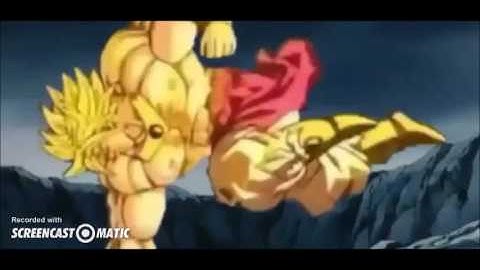 Ssj2 Future Trunks(Zenkai) VS Lssj Broly(Ssj2未来のトランクス（伝説）VS伝説のスーパーサイアン・ブロイ)