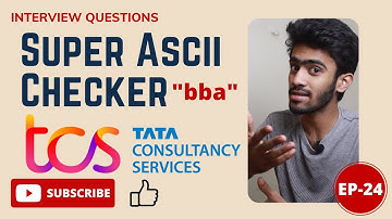TCS Coding Question | Super ASCII Checker | Daily Dose-24 | Tamil | code io