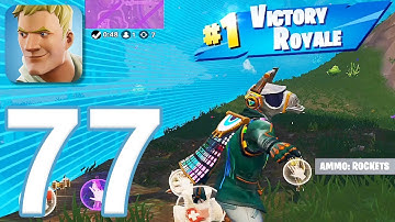 Fortnite Chapter 1 Mobile - Gameplay Walkthrough Part 77 - Solo Win (iOS, Android)