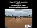 Kiana “KT” Rodriguez 2028 OF/2B Westview High School Homerun off the scoreboard