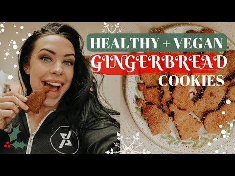 Healthy + Vegan Gingerbread Cookies | Bake With Me | Vlogmas 2018