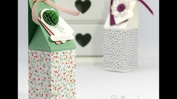 Easy Triangular Topped Box Tutorial