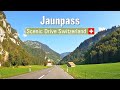 Jaunpass (from Bulle to Spiez) - Driving on Scenic Routes Switzerland