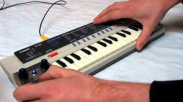 RC CIRCUIT BENT CASIO M-100 THEREMIN SYNTH KEYBOARD