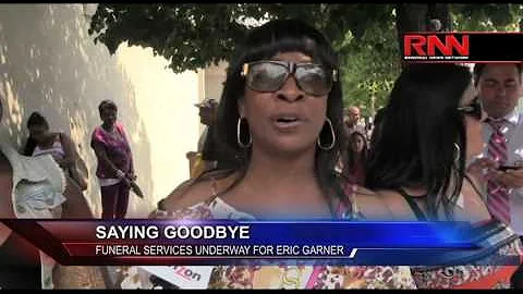Saying Goodbye - Funeral Services Undreway for Eri...