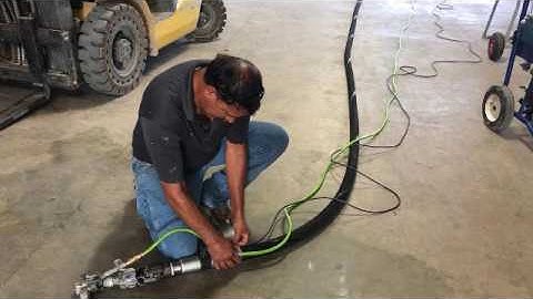 Graco ToughTek Mortar Hose Configuration