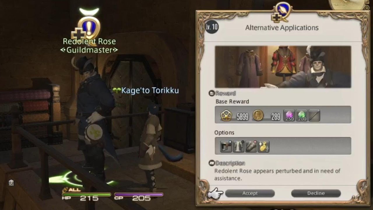 Final Fantasy 14 - Job Quest - Alternative Applications - Lv.10