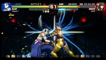 Fighting EX Layer - Blair Arcade Mode Playthrough