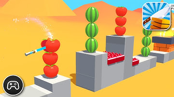 Slice It All - Gameplay Walkthrough Part 54 - Puzzle Game Levels 318-319 (iOS, Android)