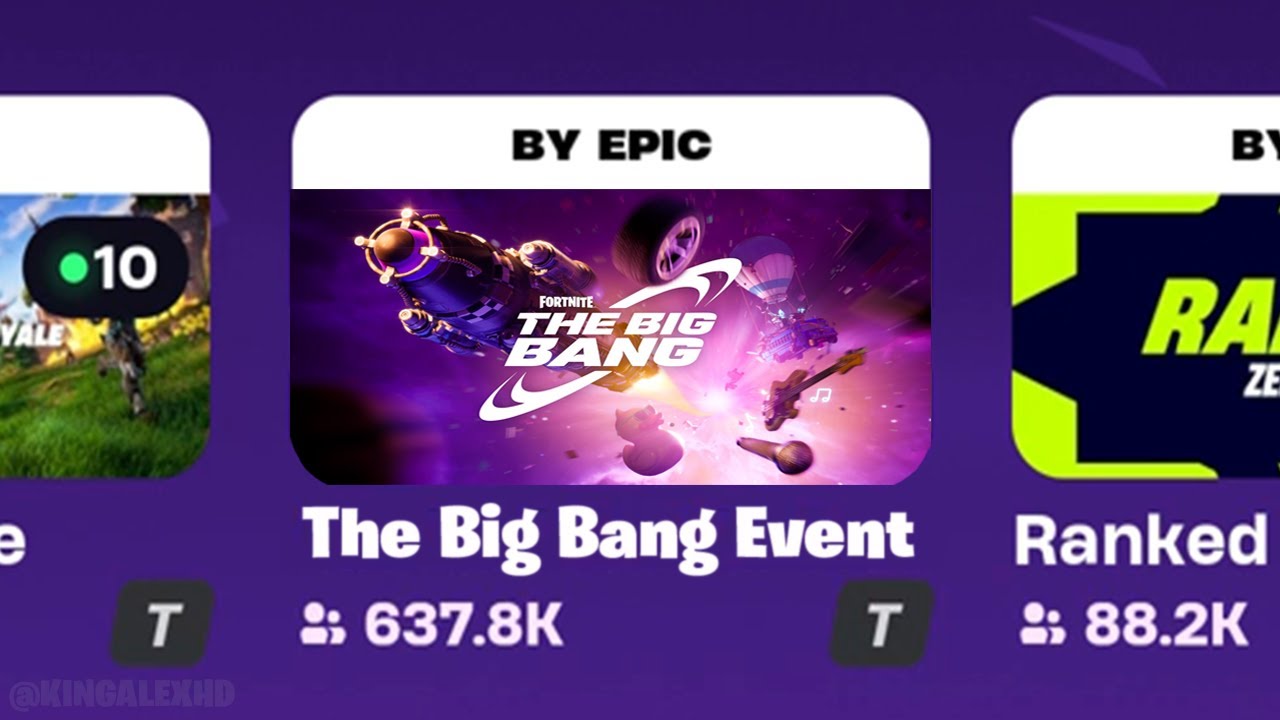 How To Join THE BIG BANG EVENT MAP CODE Playlist EARLY TODAY In