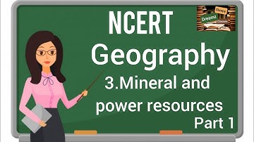 NCERT class 8th geography chapter 3. Mineral and power Resources // in telugu @sleepy dreamz classes