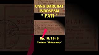 UANG DARURAT INDONESIA TH.1949 DAERAH PATI Uang Kuno