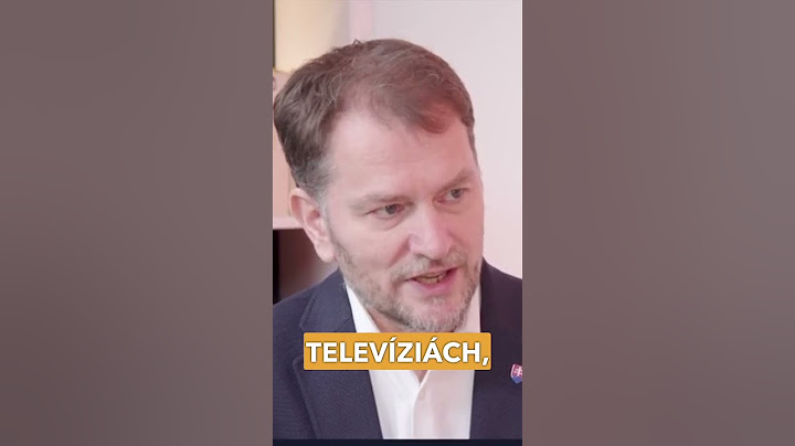 Kandidát na prezidenta Igor Matovič: Niekedy je cesta dôležitejšia ako cieľ