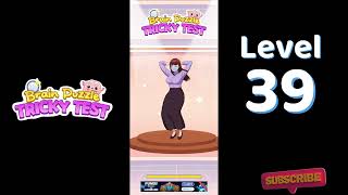 Brain Puzzle Tricky Test Level 39 - Help The Girl Go To The Bathroom 🧩 | SolutionGuruji