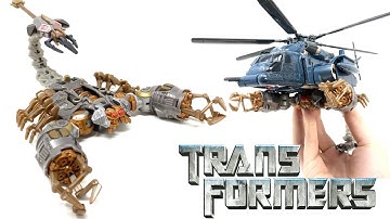 Transformers 07 SCORPONOK Review SECRET MODE + Combination With BLACKOUT Review