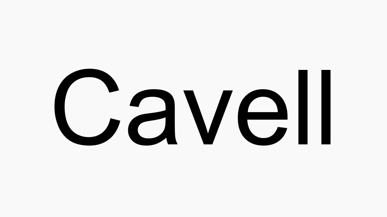 how-to-pronounce-cavell-youtube