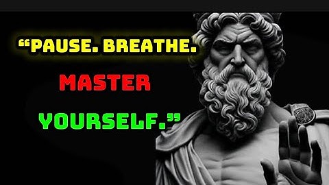 Control Your Emotions with Stoicism Master the Pause Before You React | stoicism