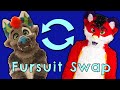 Majira & Aiko Fursuit Swap || Painted Desert Fur Con 2019 Vlog