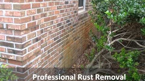 Rust Stain Removal Charleston SC - Charleston Power Wash