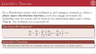 11 - 3 - Numerical Integration of Hamiltonian Systems and Liouville's Theorem