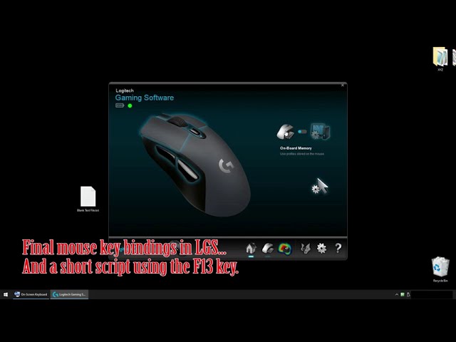 Autohotkey Binding F13 F24 In Lgs To Logitech G603 Mouse Youtube