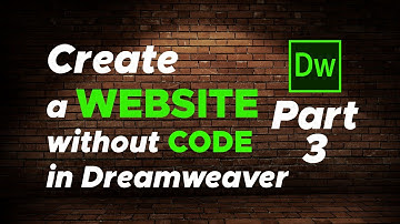 working with CSS without code in Dreamweaver CC 2017 | Part 3