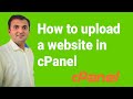 How to upload a website in cPanel | Upload website | Upload HTML website to server
