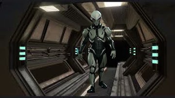 Alien Pilot. Model 3D, iClone 8, Character Creator 4 & 5, Blender, Unreal Engine....