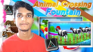 How to Make Animal Crossing Fountain Animation in Prisma 3D || Make 3D Animal Cartoon Videos screenshot 4