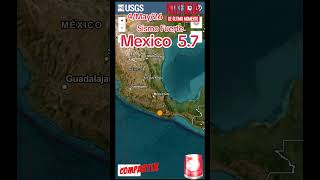#Sismo #Mexico #Oaxaca 5.7 de Magnitud c Hipocentro muy Superficial #Precaucion #Replica #Compartir