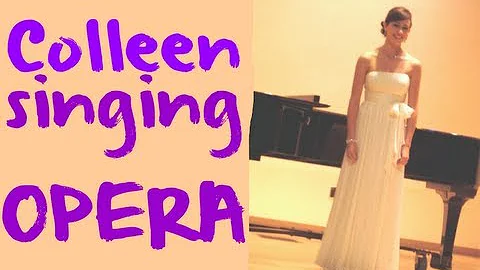 COLLEEN SINGING OPERA! | Colleen's Corner