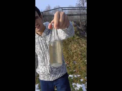 breaking glass with