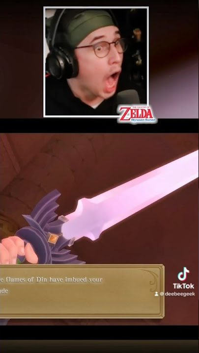 WITNESSING THE MASTER SWORDS CREATION! - Skyward Sword! #zelda