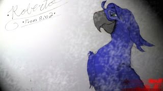 Roberto, from Rio 2. [Speed-Paint] (60fps-HD)