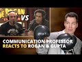 Communication professor reacts to joe rogan and sanjay gupta