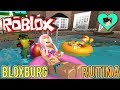 Roblox Rutina de Verano en Bloxburg  con Bebe Goldie y Titi Juegos