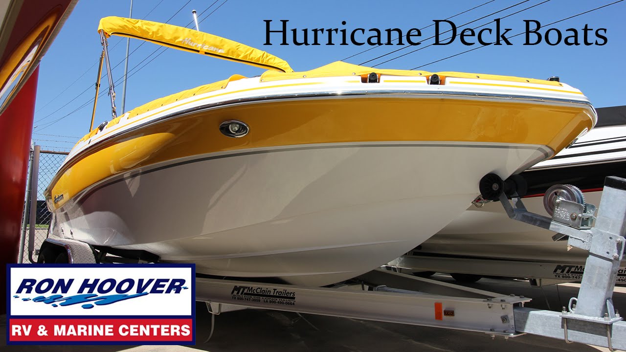 Hurricane Deck Boats features and construction. Ron Hoover Houston  281-829-1560 