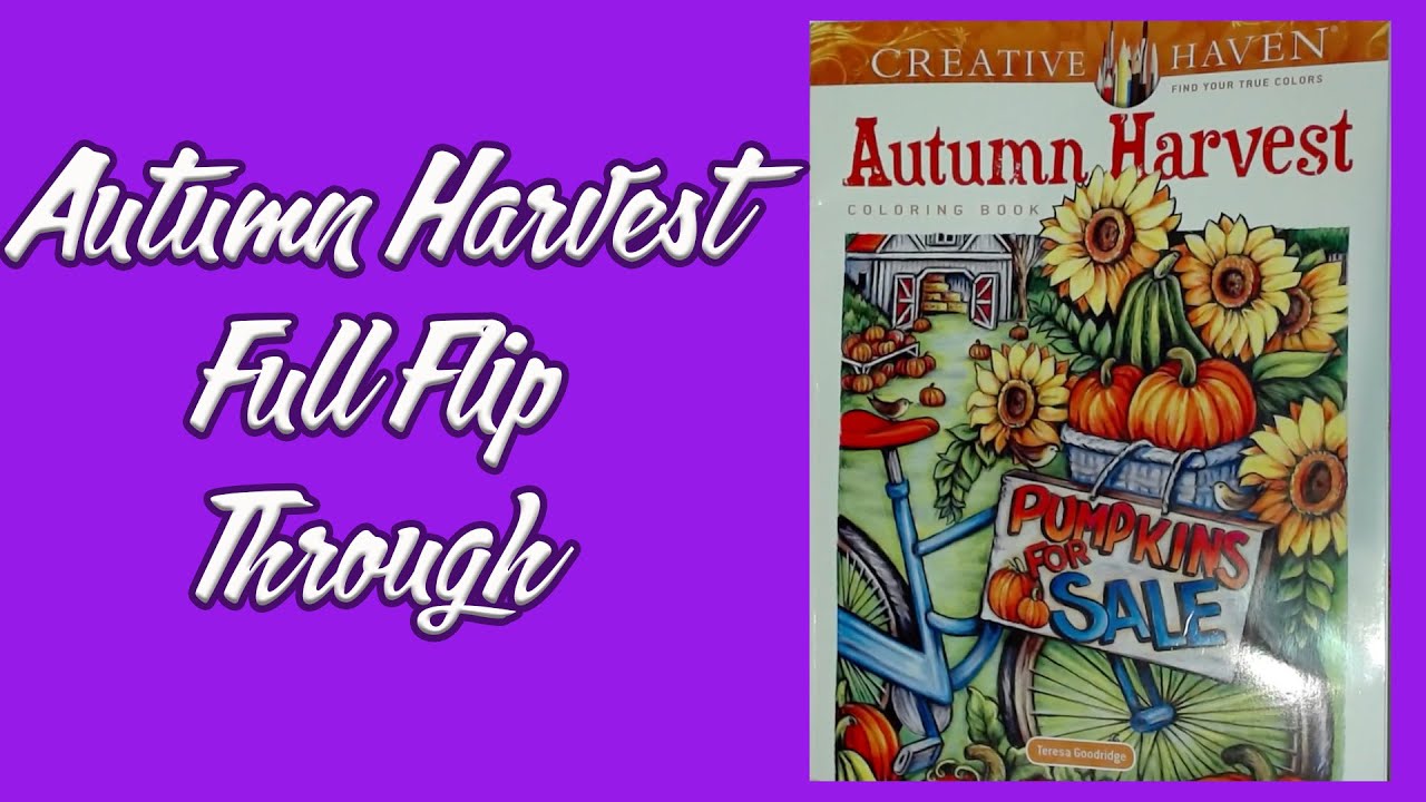 Creative Haven Autumn Harvest Coloring Book [Book]